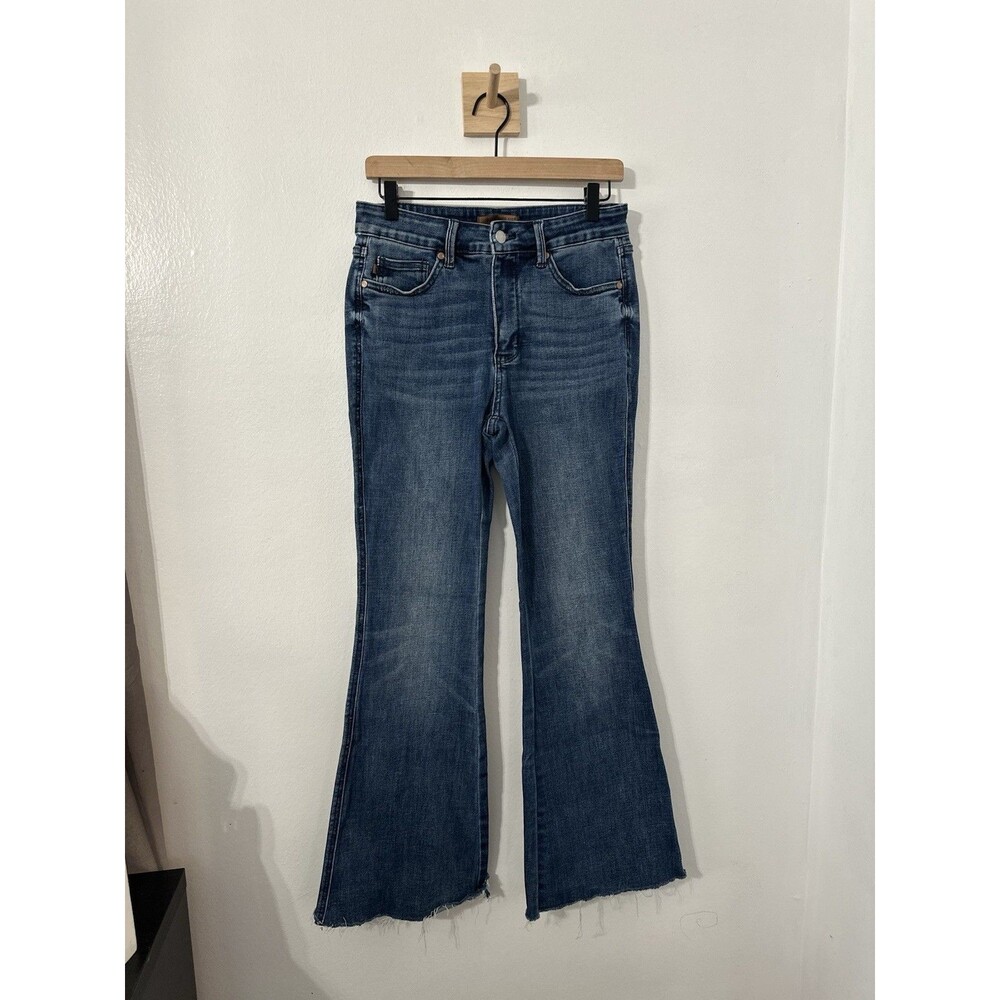 Judy Blue Women’s Flare Jean Sz 9/29 Dark Wash